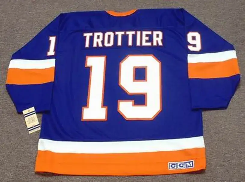 BRYAN TROTTIER New York Islanders 1982 CCM Vintage Throwback NHL Hockey Jersey 