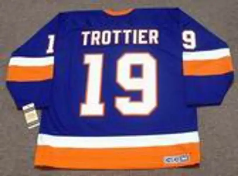BRYAN TROTTIER New York Islanders 1982 CCM Vintage Throwback NHL Hockey Jersey 
