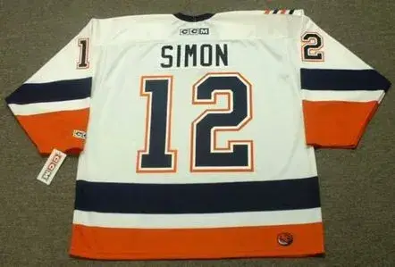 CHRIS SIMON New York Islanders 2006 Away CCM Throwback NHL Hockey Jersey 