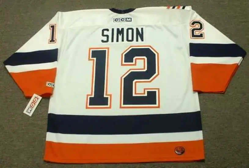 CHRIS SIMON New York Islanders 2006 Away CCM Throwback NHL Hockey Jersey 