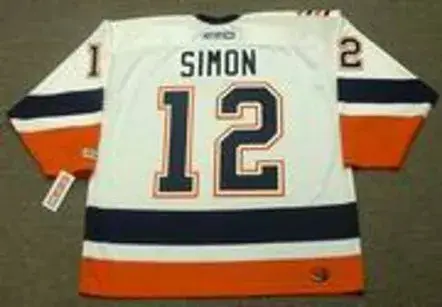 CHRIS SIMON New York Islanders 2006 Away CCM Throwback NHL Hockey Jersey 