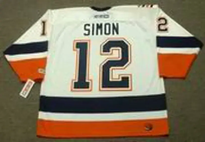 CHRIS SIMON New York Islanders 2006 Away CCM Throwback NHL Hockey Jersey 