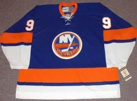 CLARK GILLIES New York Islanders “Rookie” 1974 CCM Vintage Throwback Hockey Jersey