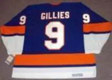 CLARK GILLIES New York Islanders “Rookie” 1974 CCM Vintage Throwback Hockey Jersey 