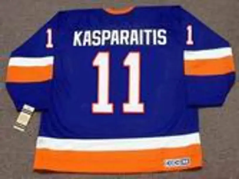 DARIUS KASPARAITIS New York Islanders 1993 Away CCM Vintage Throwback Hockey Jersey 