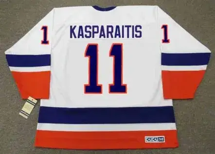DARIUS KASPARAITIS New York Islanders 1993 Home CCM Vintage Throwback Hockey Jersey 