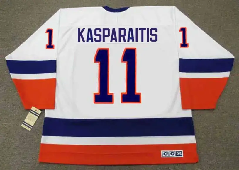 DARIUS KASPARAITIS New York Islanders 1993 Home CCM Vintage Throwback Hockey Jersey 