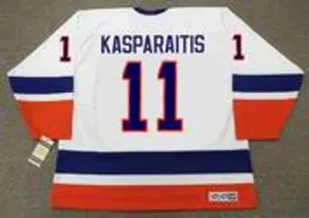DARIUS KASPARAITIS New York Islanders 1993 Home CCM Vintage Throwback Hockey Jersey 