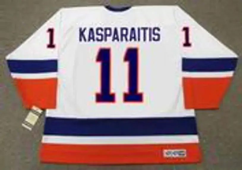 DARIUS KASPARAITIS New York Islanders 1993 Home CCM Vintage Throwback Hockey Jersey 