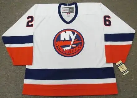 DAVE LANGEVIN New York Islanders 1982 CCM Vintage Home NHL Hockey Jersey