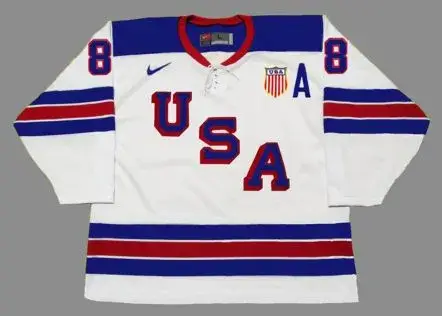 ADAM FOX 2018 USA Nike Throwback Hockey Jersey