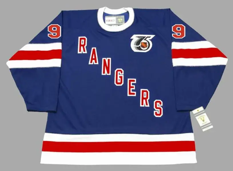 ADAM GRAVES New York Rangers 1991 CCM Vintage Throwback NHL Hockey Jersey