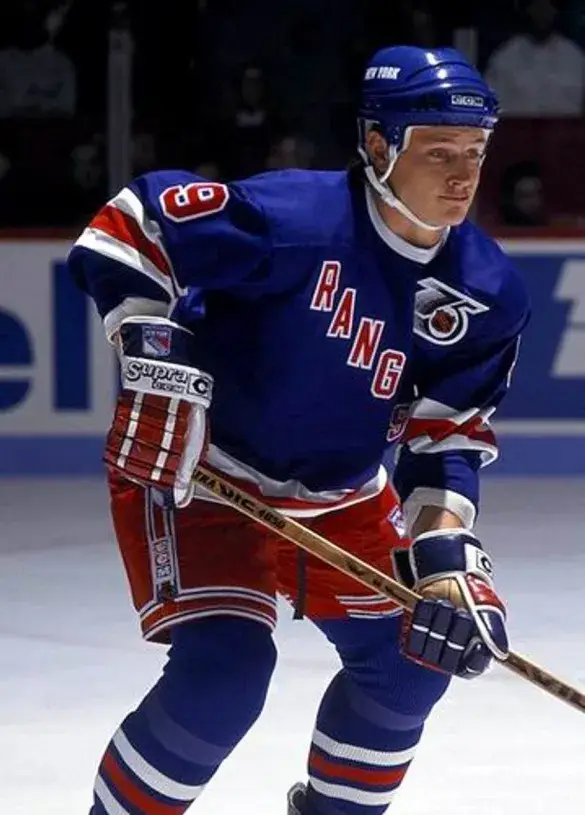 ADAM GRAVES New York Rangers 1991 CCM Vintage Throwback NHL Hockey Jersey 