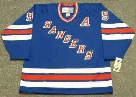 ADAM GRAVES New York Rangers 1996 Away CCM Vintage Throwback NHL Hockey Jersey