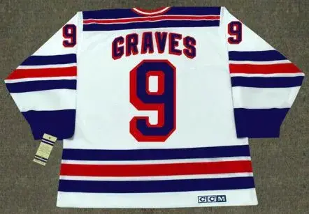 ADAM GRAVES New York Rangers 1996 Home CCM Vintage Throwback NHL Hockey Jersey 