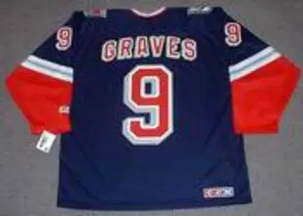 ADAM GRAVES New York Rangers 1998 Alternate CCM Vintage Throwback NHL Jersey 