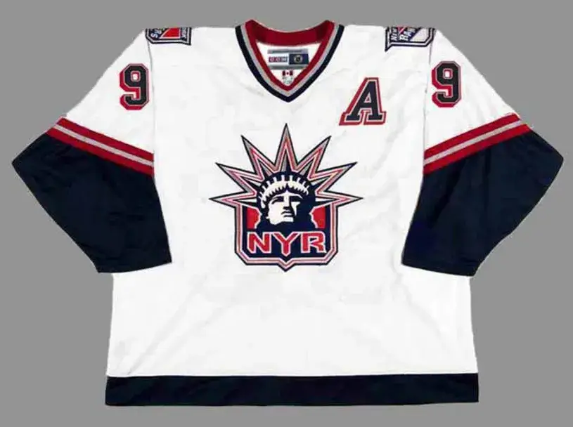ADAM GRAVES New York Rangers 1998 CCM Throwback NHL Hockey Jersey