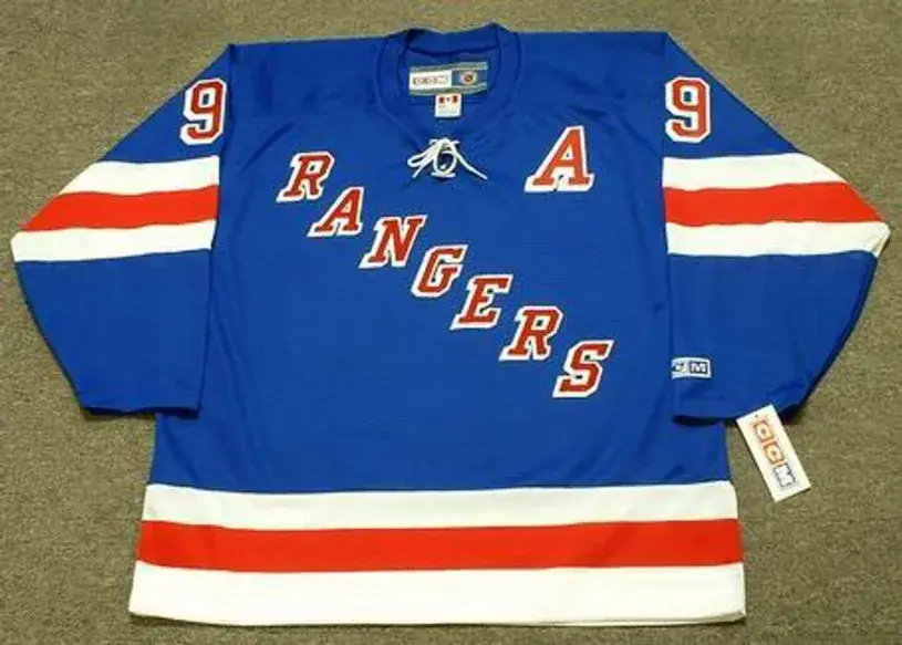 ADAM GRAVES New York Rangers 1999 Away CCM Throwback Hockey Jersey