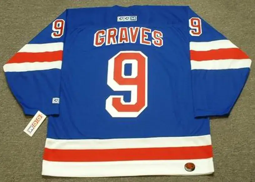 ADAM GRAVES New York Rangers 1999 Away CCM Throwback Hockey Jersey 