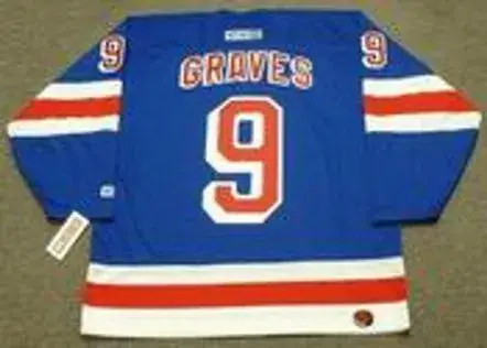 ADAM GRAVES New York Rangers 1999 Away CCM Throwback Hockey Jersey 
