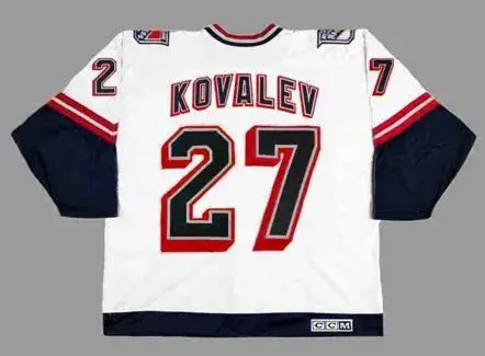 ALEX KOVALEV New York Rangers 1998 CCM Throwback Alternate NHL Jersey 