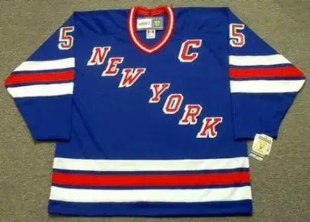 BARRY BECK New York Rangers 1983 CCM Vintage Away NHL Hockey Jersey