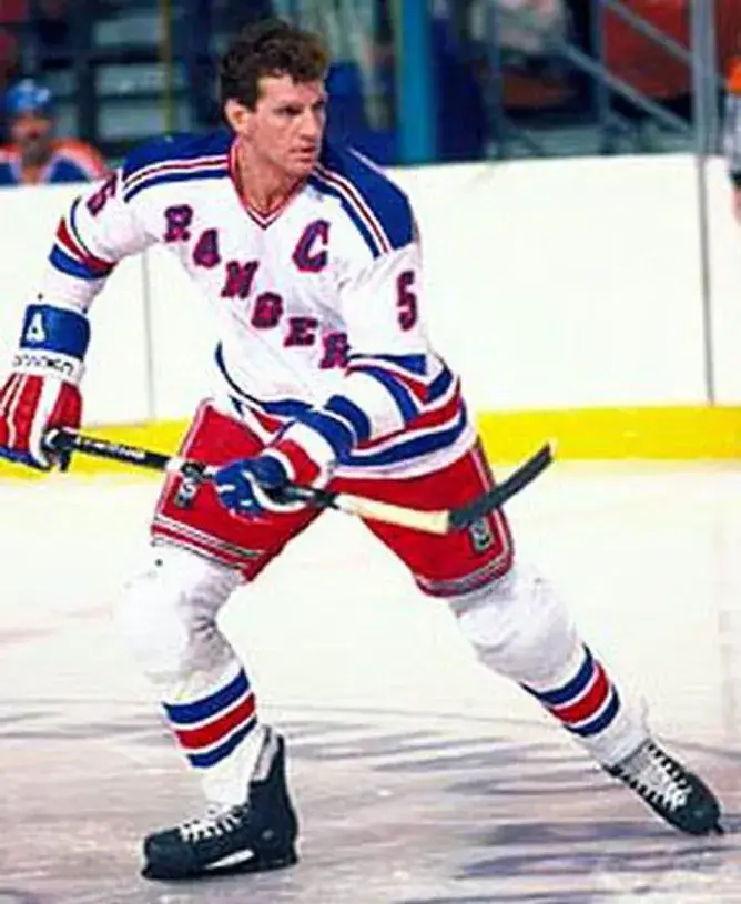 BARRY BECK New York Rangers 1983 CCM Vintage Home NHL Hockey Jersey 