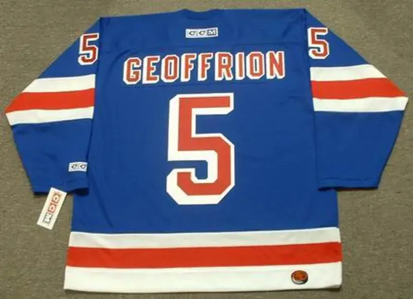 BERNARD GEOFFRION New York Rangers 1960’s CCM Throwback NHL Hockey Jersey 