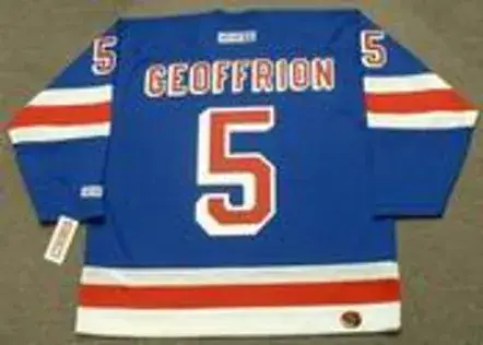 BERNARD GEOFFRION New York Rangers 1960’s CCM Throwback NHL Hockey Jersey 