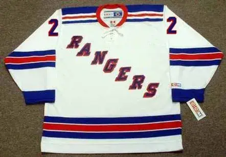 BOBBY ROUSSEAU New York Rangers 1972 CCM Throwback Home Hockey Jersey