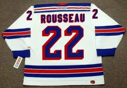 BOBBY ROUSSEAU New York Rangers 1972 CCM Throwback Home Hockey Jersey 