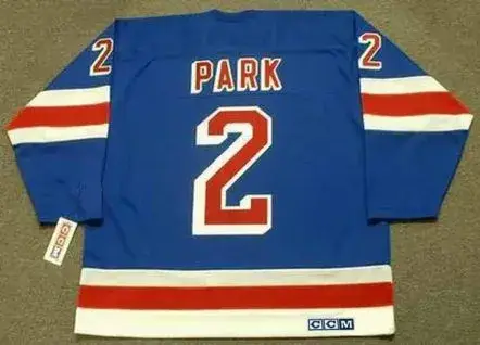BRAD PARK New York Rangers 1972 Away CCM Throwback NHL Hockey Jersey 