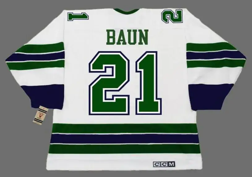 BOBBY BAUN Oakland Seals 1967 Away CCM NHL Vintage Throwback Jersey 