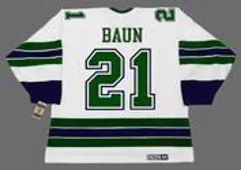 BOBBY BAUN Oakland Seals 1967 Away CCM NHL Vintage Throwback Jersey 