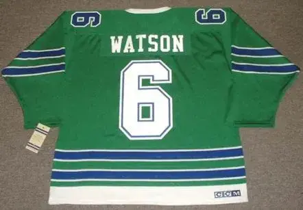 BRYAN WATSON Oakland Seals 1968 CCM Vintage Throwback Home NHL Jersey 