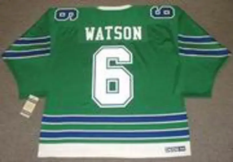 BRYAN WATSON Oakland Seals 1968 CCM Vintage Throwback Home NHL Jersey 