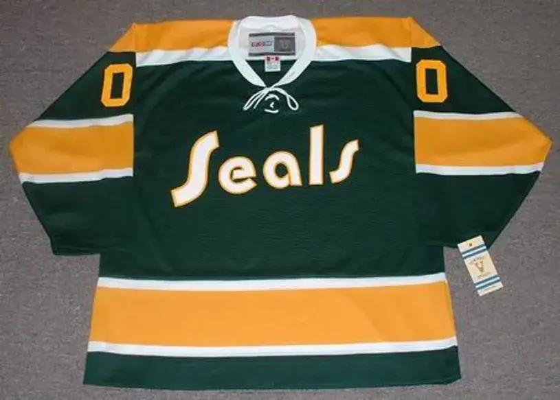 CALIFORNIA GOLDEN SEALS 1970’s CCM Vintage Jersey Customized “Any Name & Numbers”
