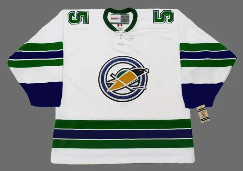 CAROL VADNAIS Oakland Seals 1968 CCM Vintage Throwback Away NHL Jersey