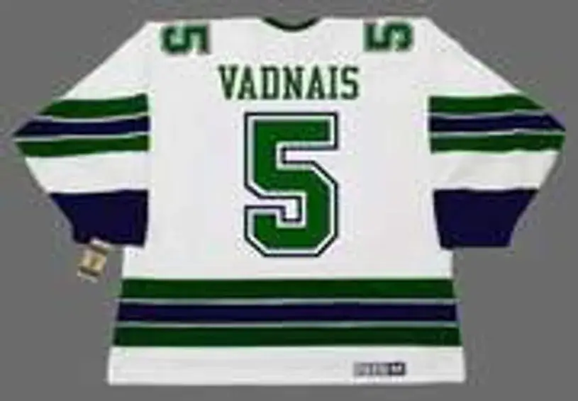 CAROL VADNAIS Oakland Seals 1968 CCM Vintage Throwback Away NHL Jersey 