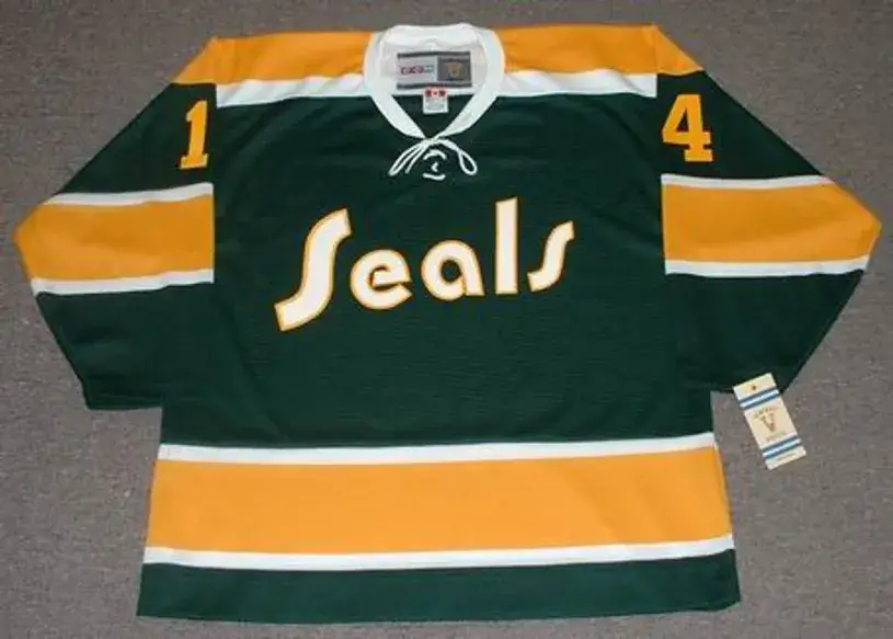 CRAIG PATRICK California Golden Seals 1972 CCM Throwback NHL Hockey Jersey