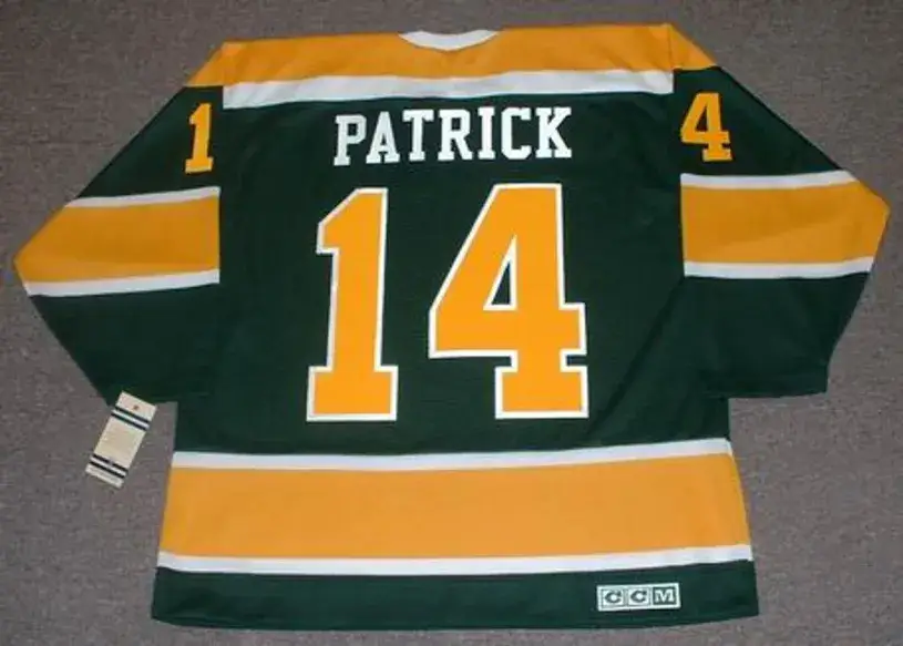 CRAIG PATRICK California Golden Seals 1972 CCM Throwback NHL Hockey Jersey 