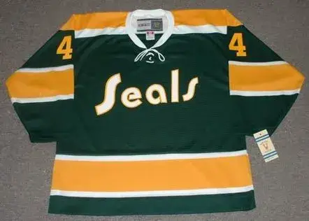 DICK REDMOND California Golden Seals 1972 CCM Vintage Throwback NHL Jersey