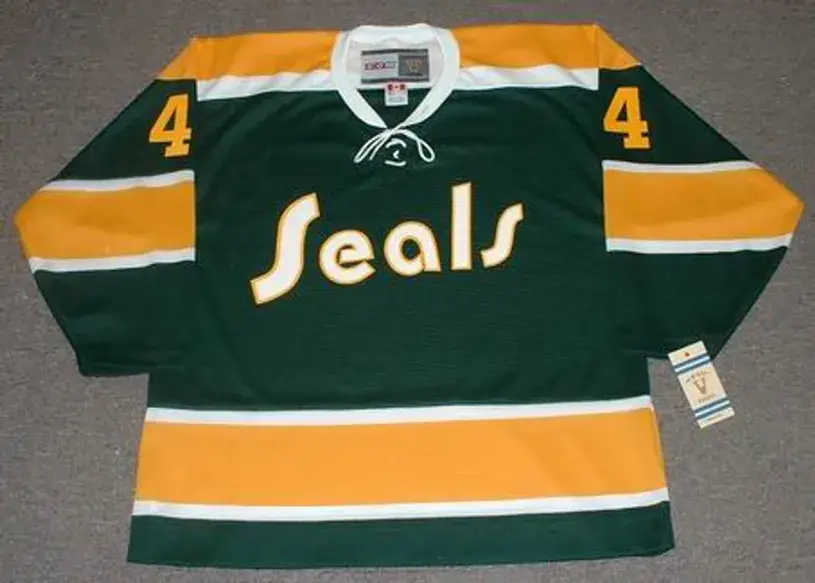 DICK REDMOND California Golden Seals 1972 CCM Vintage Throwback NHL Jersey