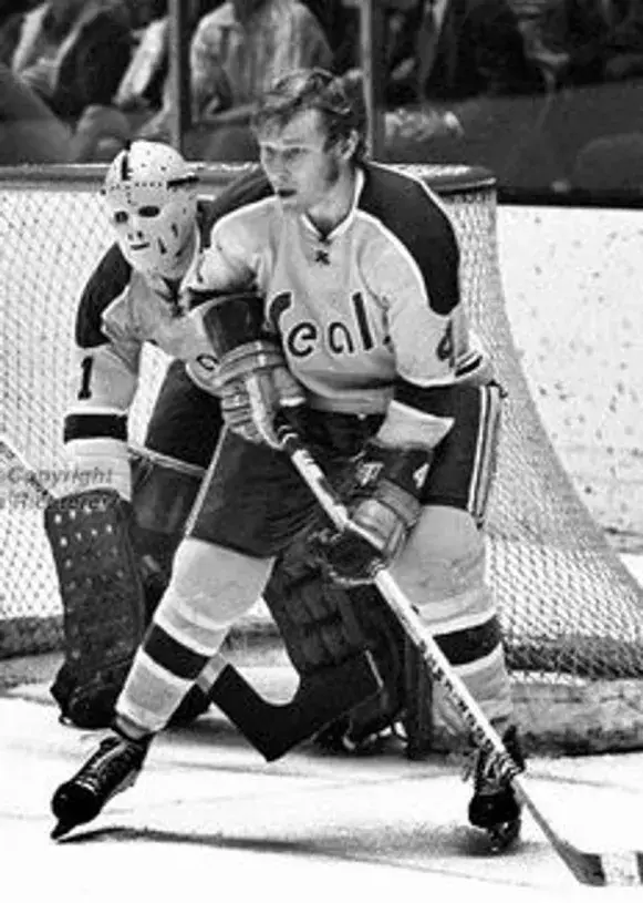 DICK REDMOND California Golden Seals 1972 CCM Vintage Throwback NHL Jersey 
