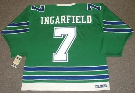 EARL INGARFIELD Oakland Seals 1968 CCM Vintage Throwback Home NHL Jersey 