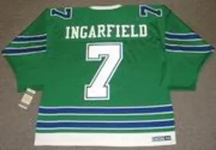 EARL INGARFIELD Oakland Seals 1968 CCM Vintage Throwback Home NHL Jersey 