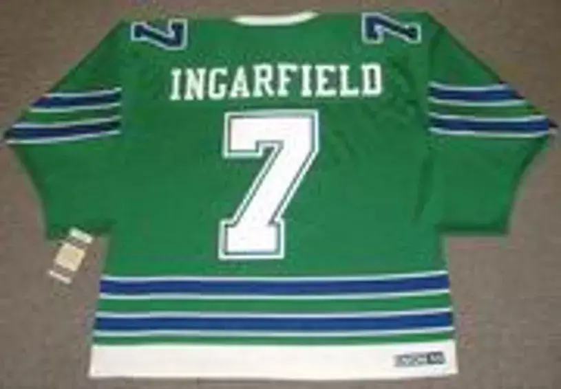 EARL INGARFIELD Oakland Seals 1968 CCM Vintage Throwback Home NHL Jersey 