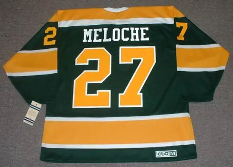 GILLES MELOCHE California Golden Seals 1972 CCM NHL Vintage Throwback Jersey 