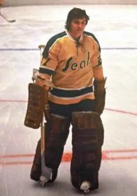 GILLES MELOCHE California Golden Seals 1972 CCM NHL Vintage Throwback Jersey 