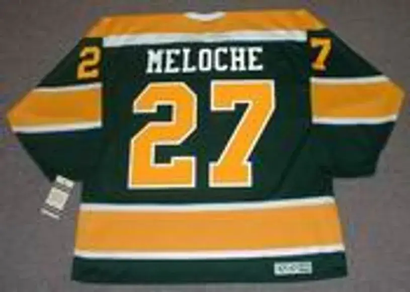 GILLES MELOCHE California Golden Seals 1972 CCM NHL Vintage Throwback Jersey 